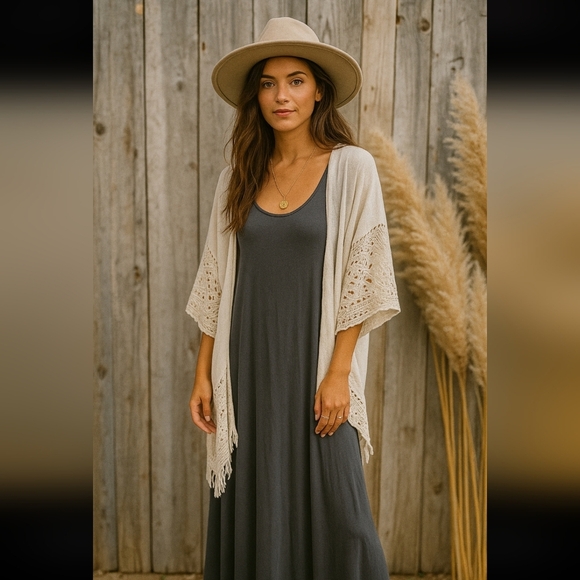 Peruvian Connection Viscose Maxi Tank Dress - Picture 1 of 4